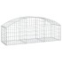 Cesta de gaviones forma arco hierro galvanizado 150x50x40/60