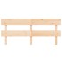 Cabecero de cama madera maciza de pino gris 204x3x81