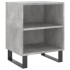 Mesitas de noche 2 uds madera gris hormigón 40x30x50