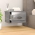Mesita de noche de pared color gris Sonoma 41,5x36x28