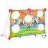 Portería de fútbol infantil con pared de portería 120x51x77,5