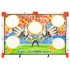 Portería de fútbol infantil con pared de portería 120x51x77,5