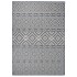 Alfombra de exterior de tejido plano rayas azules 120x170