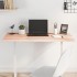 Tablero de mesa madera maciza roble borde natural 100x40x2