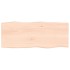 Tablero de mesa madera maciza roble borde natural 100x40x2