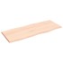 Tablero de mesa madera maciza roble borde natural 100x40x2