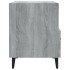 Mesita de noche madera contrachapada gris