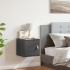 Armario de pared de madera maciza de pino gris 31,5x30x30