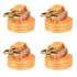 Correas de sujeción de trinquete 4 uds 1 T 6mx38mm