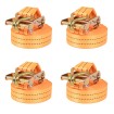Correas de sujeción de trinquete 4 uds 1 T 6mx38mm naranja