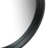 Espejo de pared con correa negro 50