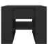Mesa de centro madera de ingeniería negro 55,5x55x45