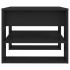 Mesa de centro madera de ingeniería negro 55,5x55x45