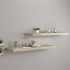 Estantes flotantes de pared 2 uds MDF roble 90x23,5x3,8