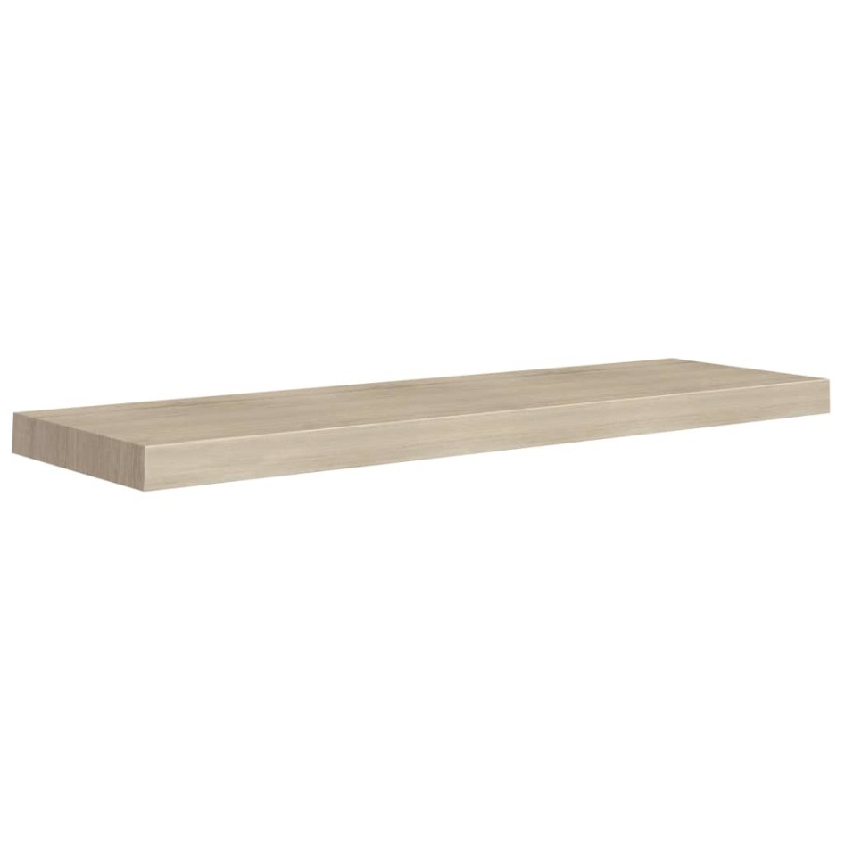 Estantes flotantes de pared 2 uds MDF roble 90x23,5x3,8