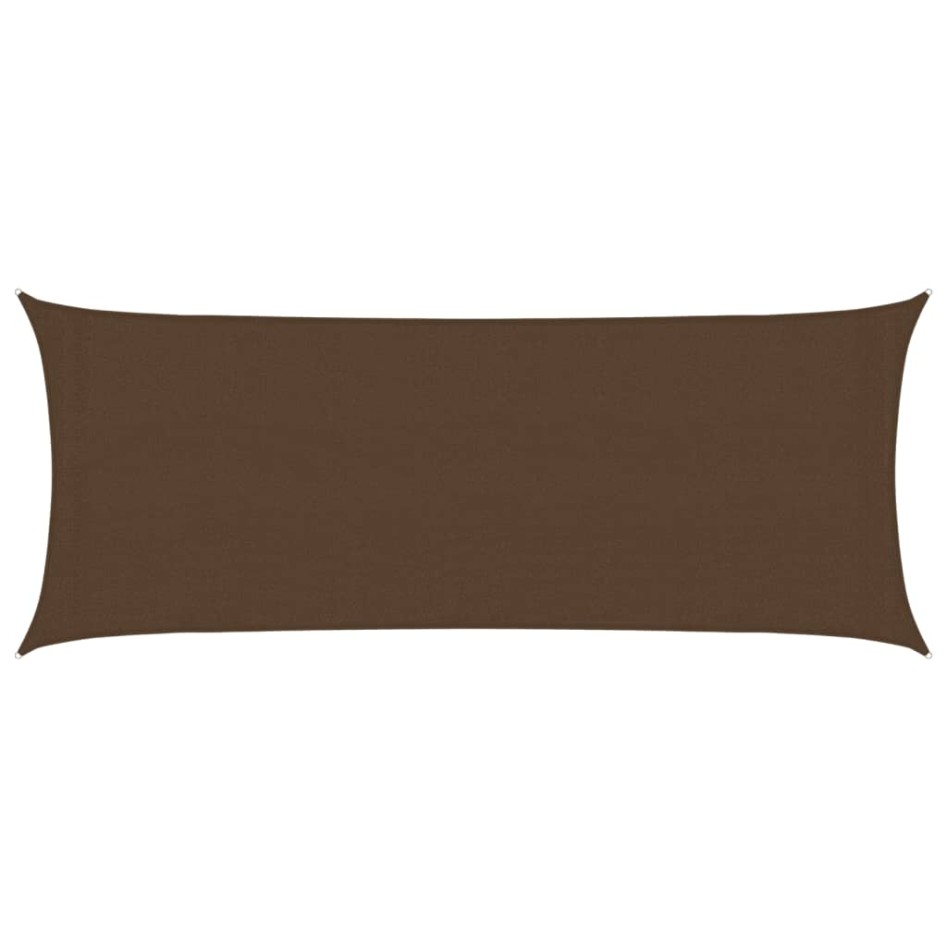 Toldo de vela HDPE marrón 160 g/m² 2x4,5