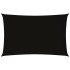 Toldo de vela rectangular tela Oxford negro 2x5
