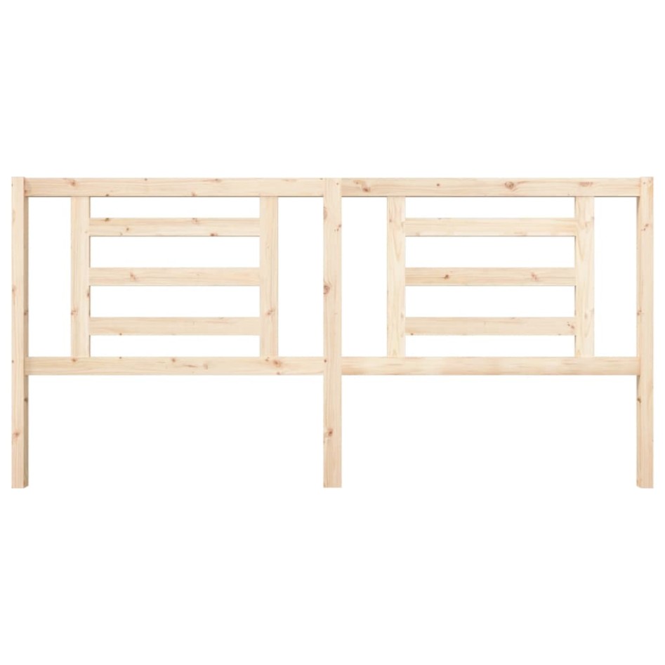 Cabecero de cama madera maciza de pino 206x4x100