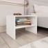 Mesitas de noche 2 uds madera contrachapada blanco 40x30x30