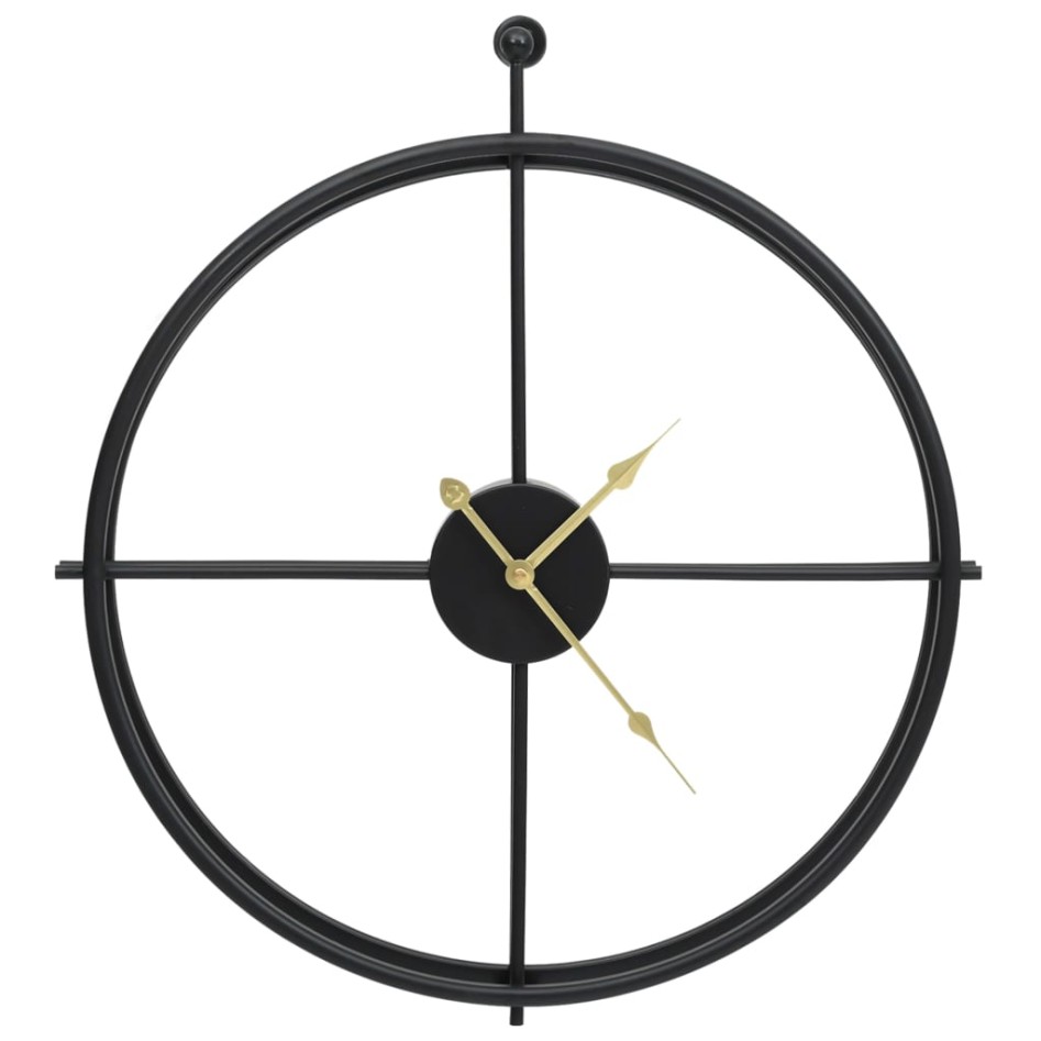 Reloj de pared de hierro negro 52