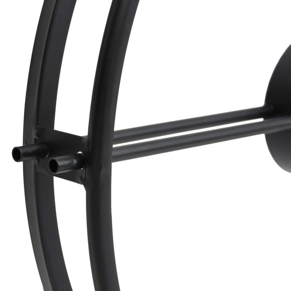 Reloj de pared de hierro negro 52