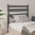 Cabecero de cama madera maciza de pino gris 96x4x100