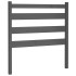 Cabecero de cama madera maciza de pino gris 96x4x100