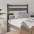 Cabecero de cama madera maciza de pino gris 96x4x100