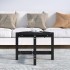 Mesa de centro de madera maciza de pino negro 62,5x45