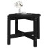 Mesa de centro de madera maciza de pino negro 62,5x45