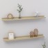 Estantes de pared 2 unidades roble Sonoma 80x9x3