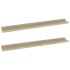 Estantes de pared 2 unidades roble Sonoma 80x9x3