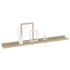 Estantes de pared 2 unidades roble Sonoma 80x9x3