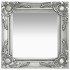 Espejo de pared estilo barroco plateado 40x40