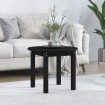 Mesa de centro de madera maciza de pino negro Ø 55x45 cm