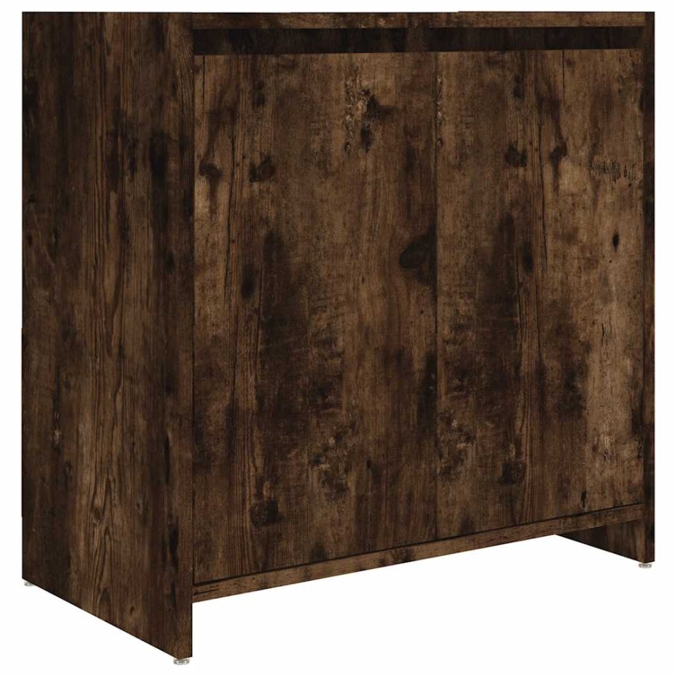 Armario de baño madera contrachapada roble ahumado 60x33x61