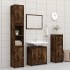 Armario de baño madera contrachapada roble ahumado 60x33x61