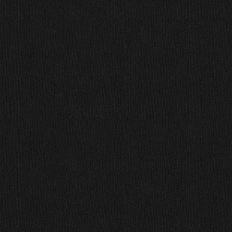 Toldo para balcón de tela oxford negro 120x600