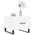 Mesa de centro madera de ingeniería blanca 50x50x40