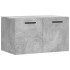 Armario de pared madera ingeniería gris hormigón 60x36,5x35