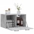 Armario de pared madera ingeniería gris hormigón 60x36,5x35