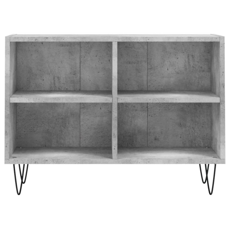 Mueble de TV madera de ingeniería gris hormigón 69,5x30x50