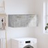 Armario de pared madera ingeniería gris hormigón 80x36,5x35