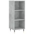 Aparador de madera de ingeniería gris hormigón 34,5x32,5x90