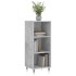 Aparador de madera de ingeniería gris hormigón 34,5x32,5x90