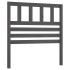 Cabecero de cama madera maciza de pino gris 96x4x100