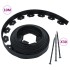 Borde de césped flexible con 30 estacas 10 m 5
