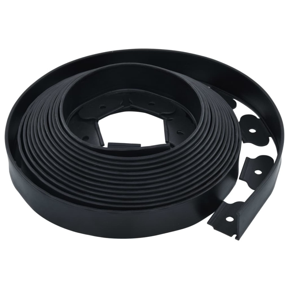 Borde de césped flexible con 30 estacas 10 m 5