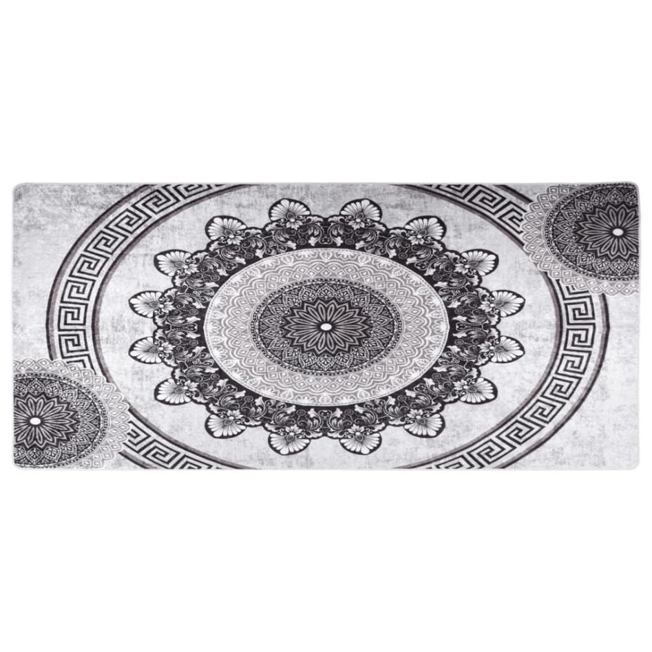 Alfombra lavable patchwork antideslizante multicolor 80x300