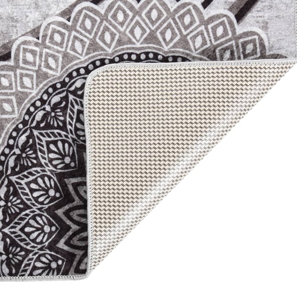 Alfombra lavable patchwork antideslizante multicolor 80x300